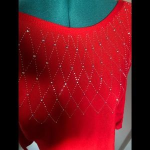 🔥Bling Red Sweater🔥